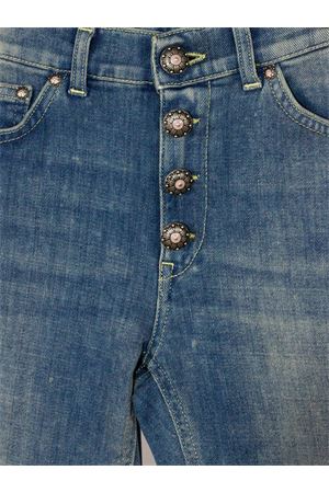 Indigo cotton denim jeans DONDUP KIDS | YP276BDS0145GMP2GD800